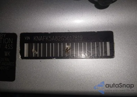 2016 Kia Forte Lx z USA, uszkodzony, nr VIN KNAFK5A82G5617819